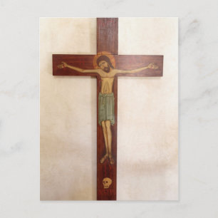 Jesus On The Cross Art Postcard