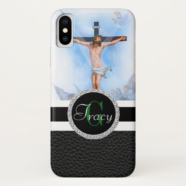 Jesus on The Cross gn Case-Mate iPhone Case (Back)
