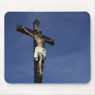 Jesus On The Cross Mouse Mat