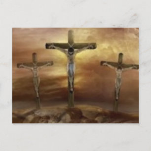 JESUS ON THE CROSS POSTCARD