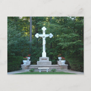 Jesus on the cross postcard