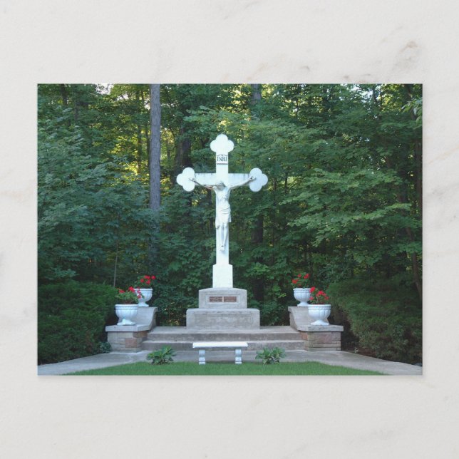 Jesus on the cross postcard (Front)