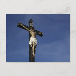 Jesus On The Cross Postcard