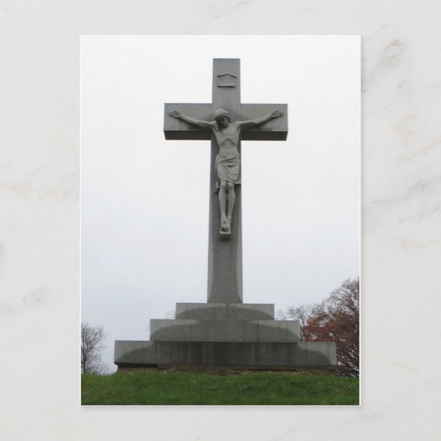 Jesus On The Cross Postcard (Front)