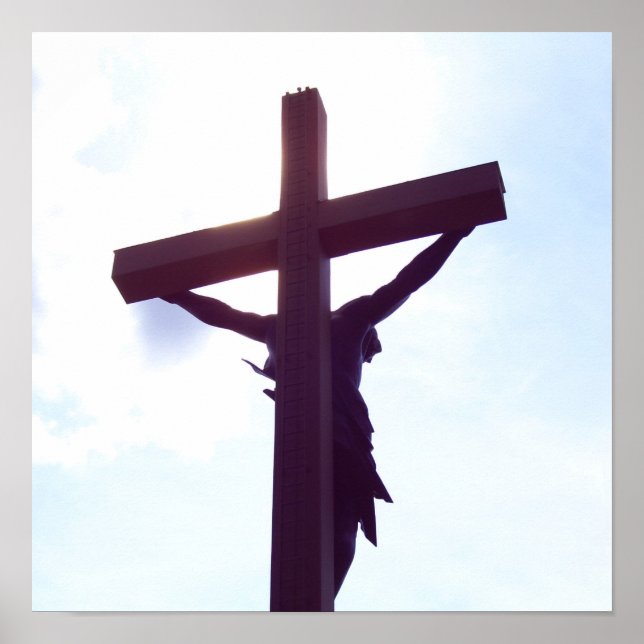 jesus on the cross poster (Front)