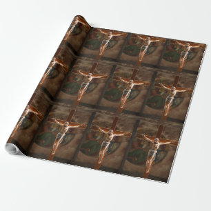 Jesus on the Cross Wrapping Paper