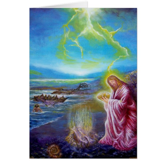 JESUS ON THE SEASHORE ,St John 21 (Front)