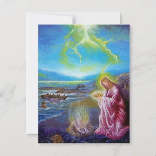 JESUS ON THE SEASHORE ,St John 21 Invitation