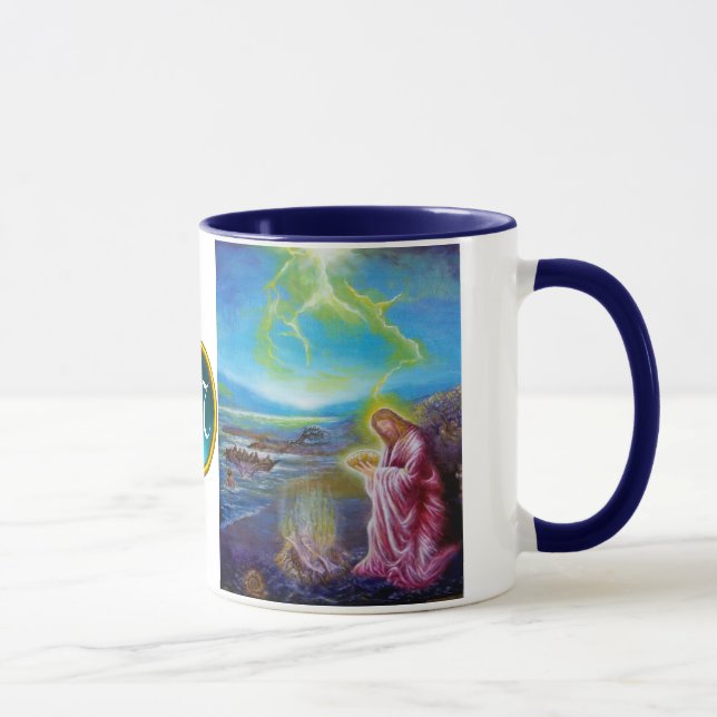 JESUS ON THE SEASHORE ,St John 21 Mug (Right)