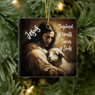 Jesus, our Saviour Ceramic Ornament