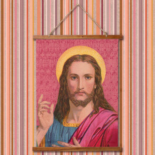 Jesus Our Saviour Hanging Panel Tapestry