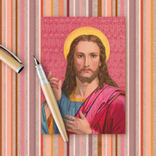 Jesus Our Saviour Religious Card
