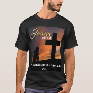 Jesus Paid it all dark T-Shirt