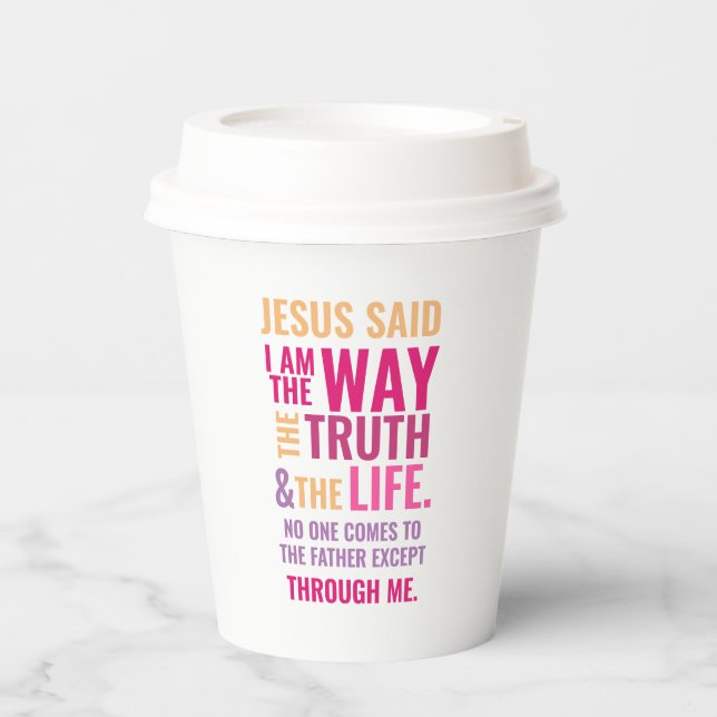 Jesus Paper Cups (Front)