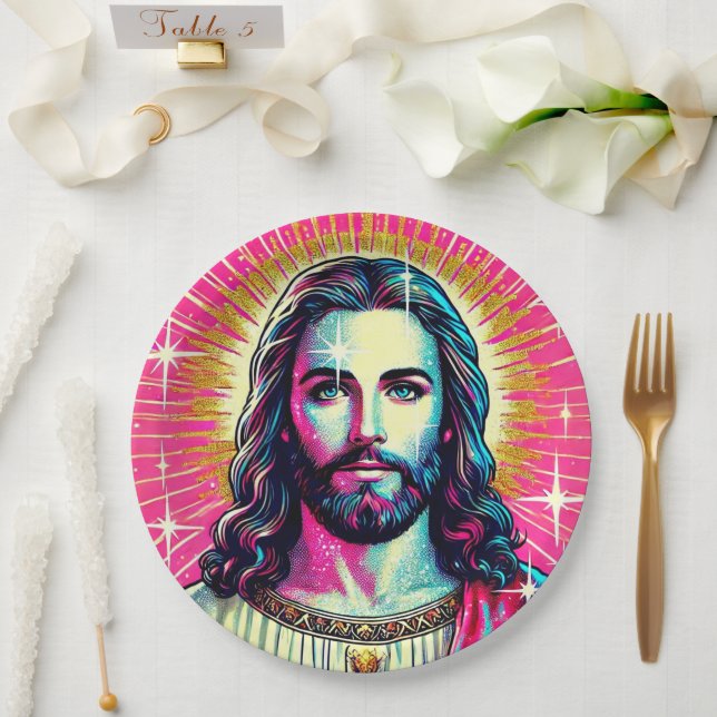 Jesus paper plates! plate (Wedding)