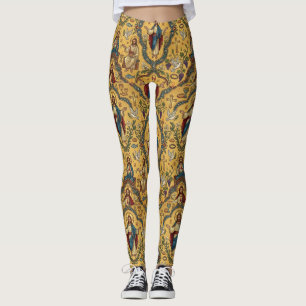 Jesus Pattern Leggings