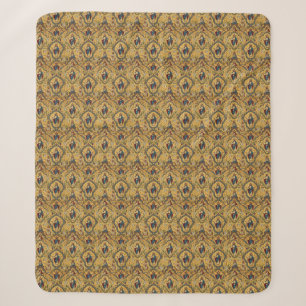 Jesus Pattern Sherpa Blanket