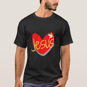 Jesus Peace Christ Christian Faith Church Prayer L T-Shirt