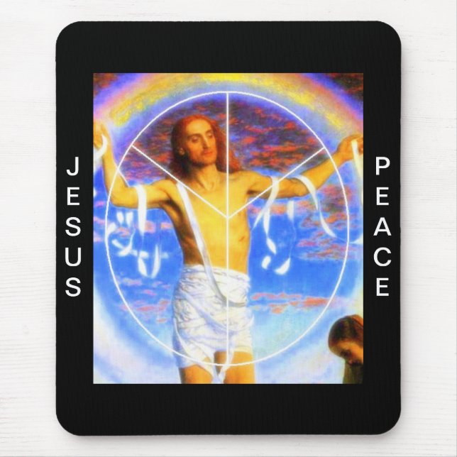JESUS PEACE MOUSE MAT (Front)