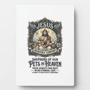 Jesus Pet Memorial Remembrance Shirt Christian Gra Plaque