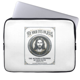 Jesus Photography Mum Family Photographer Vintage Laptop Sleeve