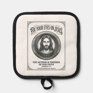 Jesus Photography Mum Family Photographer Vintage Pot Holder