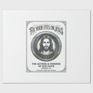 Jesus Photography Mum Family Photographer Vintage  Wrapping Paper