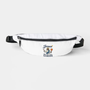 Jesus Pickleball The One Who Serves Shirt Bum Bags