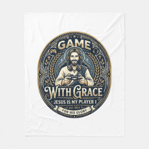 Jesus Pickleball Vintage Shirt Christian Graphic_1 Fleece Blanket