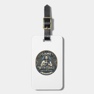 Jesus Pickleball Vintage Shirt Christian Graphic_1 Luggage Tag