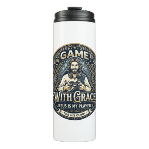 Jesus Pickleball Vintage Shirt Christian Graphic_1 Thermal Tumbler