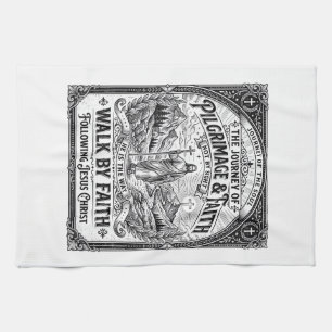 Jesus Pilgrimage Camino Holy Journey Tea Towel