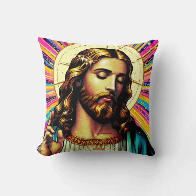 Jesus pillow! cushion (Front)