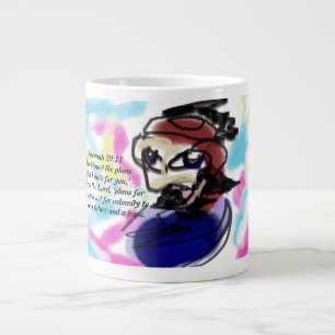 jesus plan large coffee mug