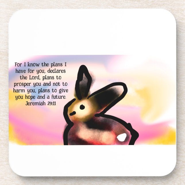 jesus plan love  coaster (Front)