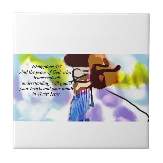 Jesus plan love tile (Front)