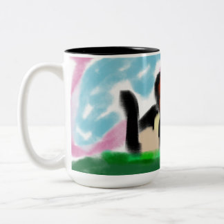 jesus plan Two-Tone coffee mug
