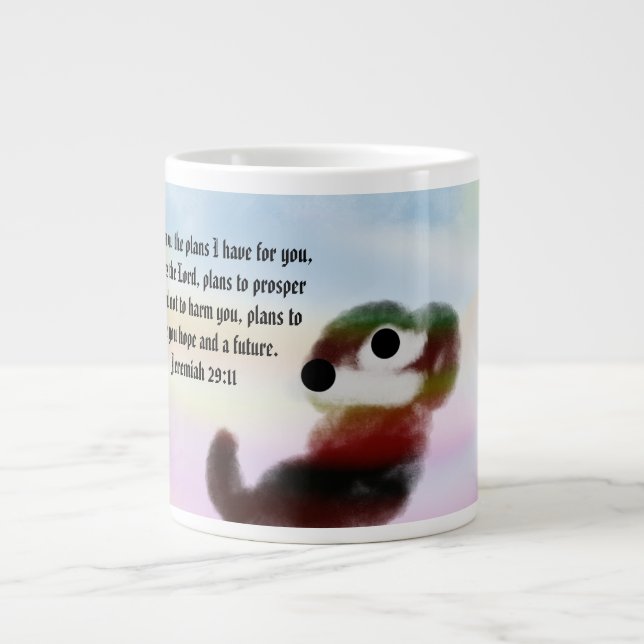 jesus plan us  large coffee mug (Front)