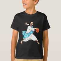 Jesus Play Basketball Fun Christmas