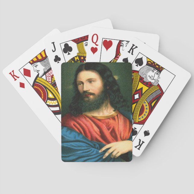 Jesus playing cards (Back)
