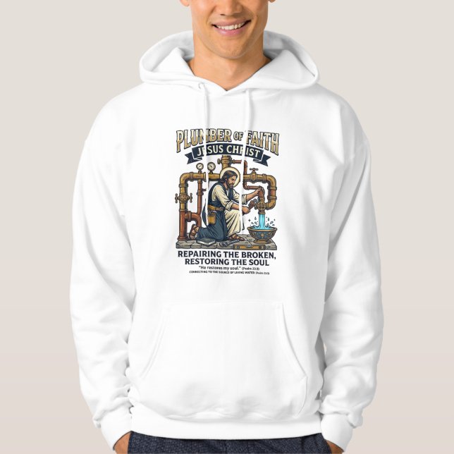 Jesus Plumber Graphic Tee Christian Art_1 (Front)