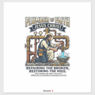 Jesus Plumber Graphic Tee Christian Art_1