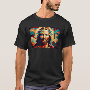 Jesus Portrait Lord Christian Christianity Christ  T-Shirt