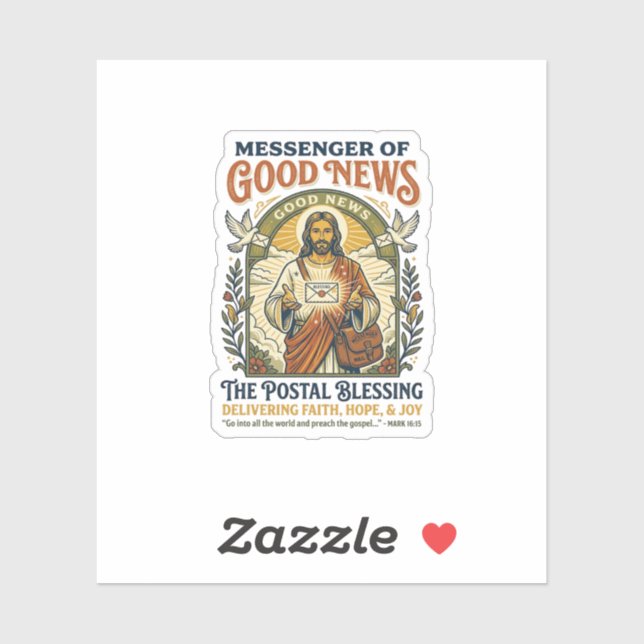 Jesus Postal Worker Delivery Shirt Faith Based Des (Sheet)