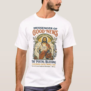 Jesus Postal Worker Delivery Shirt Faith Based Des