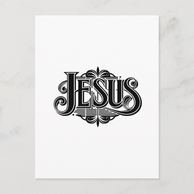 Jesus Postcard (Front)