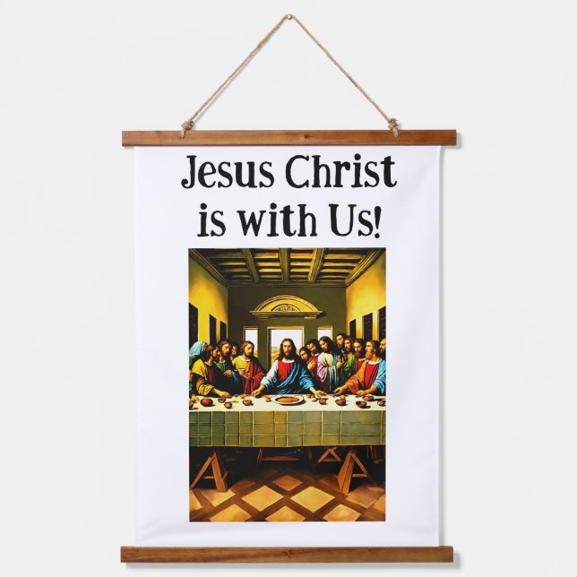 Jesus' poster wall hanging style. tapestry (Front)