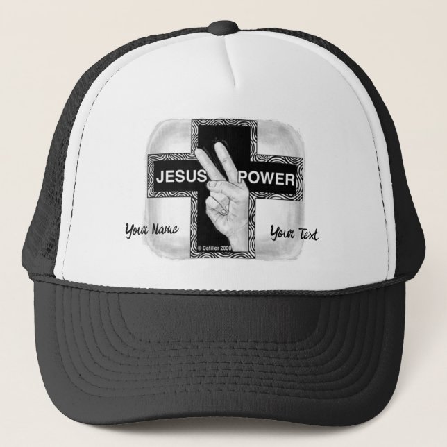  Jesus Power Christian Hat (Front)