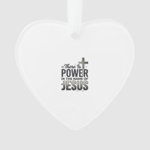 Jesus Power Religious Vintage Typography Shirt Ornament