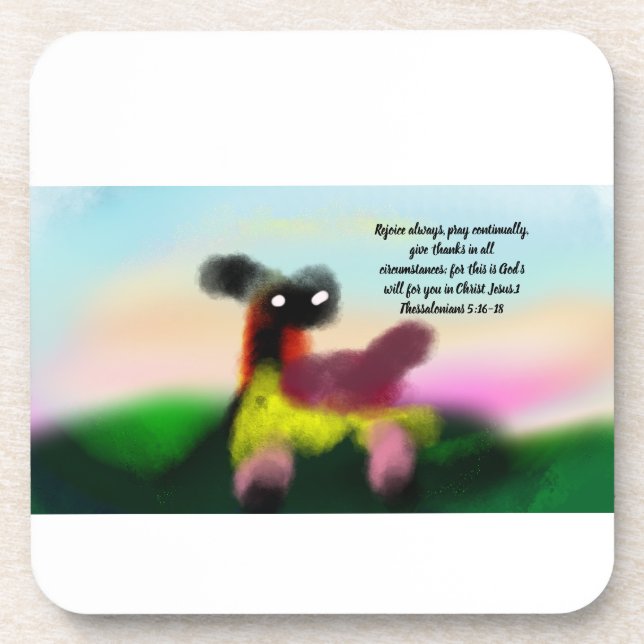 jesus pray coaster (Front)